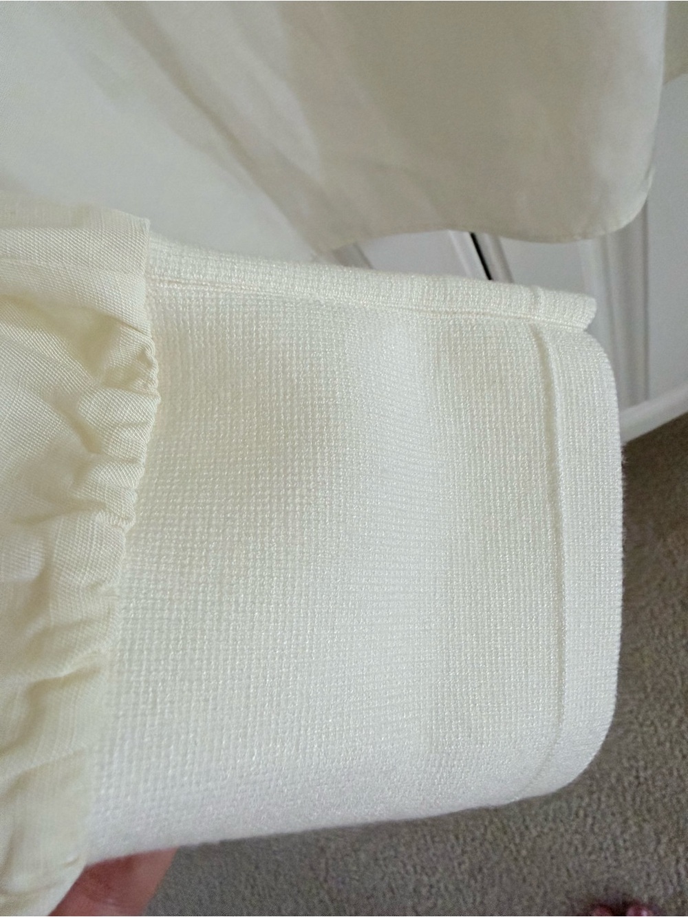 Reiss Isobel Popover Blouse in Pale Yellow - Picture 10 of 12